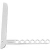 Fackelmann 61490 - Serie di Ganci per grucce retraibile, 24 cm