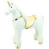 Sweety Toys 11315 - Cavallo da Equitazione con Unicorno, Altezza 110 cm, Struttura in Acciaio