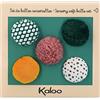 KALOO - Stimoli - Set 5 Palline Multisensoriali 5 cm - Morbide e Leggere, Superfici Variegate - Funzione Incastro - Giocattolo Stimolazione Motricità e Manipolazione - Dalla Nascita, K971605