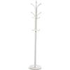 DRW Appendiabiti da terra in metallo con base in marmo bianco 36 x 175 cm