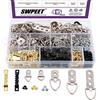 Swpeet 160 pz assortiti kit immagine ganci con viti, immagine ganci assortimento kit per appendere quadri soluzioni con contenitore trasparente - 7 modelli