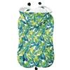Croci Impermeabile per Cani con Tessuto Impermeabile Morbido e Leggero |Fantasia Leaves | Misura: 25 CM