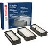 Bosch Filtro Abitacolo Standard M2060, Filtro di Ricambio - Filtra polline e polveri per un'aria più pulita all'interno del veicolo - 3 Filtri