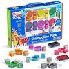 Learning Resources Set di attività con i timbri Numberblocks Stampoline Park, Colori dei Numberblocks, Inchiostri lavabili, Attività artistiche, Dai 3 anni in avanti, Regalo per bambini e bambine