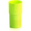 Kimmel 21-000-0907-1 - Bicchiere in plastica, 180 ml, colore: Limone