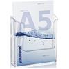 VITAdisplays® Porta brochure da parete, formato DIN A5, trasparente (NE-160WA)