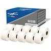 Aftertech 10x 11356 41x89mm Rotoli di Etichette adesive compatibili (300 Etichette/rotolo = 3000 totali) per Dymo LabelWriter Seiko SLP etichettatrici stampanti S0722560 10x11356