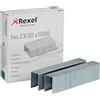 Rexel Punti Metallici 23/20 mm, Confezione da 1000 Pezzi, 2100926