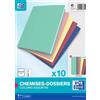 OXFORD Camicie-cartelle, 24 x 32 cm, copertina per carta, 240 g, colori assortiti