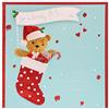 Clintons: Teddy In Calza Niece Biglietto di Natale