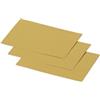Clairefontaine 11292C - Pacco da 25 biglietti - Formato 7x9,5cm - 210g/m² - Colore Oro - Biglietti di invito e Corrispondenza - Gamma Pollen - Carta Premium Liscia