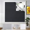 Bekeify Tenda Oscurante Finestre 300×145CM Tenda Oscuranti Interni Temporanea Isolanti Tessuto Termico Taglio Senza Trapano Con 20 Nastro a Strappo e 30 Adesivi Rotondi per Finestra Tetto Lucernario