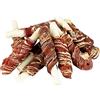 AVANZONA Masticativi Naturali per Cani. Pelle di Mucca, Anatra e Merluzzo. Carne Secca Lunga Durata per Cani Piccoli, Medi e Grandi.