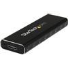 StarTech.com Enclosure per SSD M.2 SATA a USB 3.0 (5Bbps) con UASP - Adattatore per unità M.2 NGFF SATA - Box portabile M.2 NGFF a USB - Non compatibile con NVMe/AHCI - Alluminio Nero (SM2NGFFMBU33)