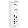 HAKU Möbel Portaombrelli bianco, metallo - Dim. L 16 cm x A 48 cm x P 16 cm, Stile Moderno