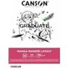 Canson - GRADUATAE- MANGA MARKER LAYOUT - Blocco 50 fogli - A3-70g/m²