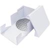 PME BBR883 Scatola per Dolci con Sottotorta Circolare, Plastica, Bianco, 30 x 30 x 15.2 cm