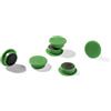 Durable 475505 - Magneti in plastica colorata, 37 mm (diametro), forza magnetica 3000 p, verde, confezione da 20 pezzi