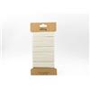 Trimz Nastro Singolo in Cotone a Spina di Pesce, Naturale, 15mm x 5m, 5 unità