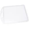 Fackelmann SAN Tagliere in plastica 35 x 25 cm, colore: Trasparente