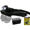 Benson tools lente di ingrandimento da testa + 4 lenti intercambiabili x monete