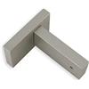 Gardinia Supporto per Tende Luxor, Rettangolare, incl. Materiale di Montaggio, Lunghezza 8 cm