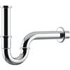VARIOSAN Sifone universale per lavabo PLUS 14993, 1 1/4 x 32 mm, acciaio inox, cromato