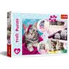 Trefl, Puzzle, Gattini Adorabili, 160 Pezzi, per Bambini da 6 Anni