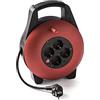 Famatel - Avvolgicavo IP40 4 prese I Industrial I 2 poli + TT laterale I 16A I 250 V I Cavo 3 x 1,5 mm da 10 m I Interruttore