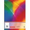 BRUNNEN Quaderno scolastico | A6, rigatura 51, 32 fogli, multicolore