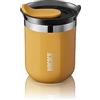 WACACO Octaroma Classico Tazza Termica Caffe con Isolamento Sottovuoto, Bicchiere da Viaggio in Acciaio Inossidabile a Doppia Parete con Coperchio, 6 fl oz (180ml), Giallo