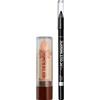 Rimmel London Scandal'Eyes Waterproof Kohl Kajal Matita Occhi Temperabile 001 Black + Hide The Blemish Concealer Correttore in Stick 004 Natural Beige - 2 Cosmetici