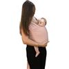 Amarsupiel | Fascia Porta Bebe Bambini e Neonati in bambù | Marsupi elastico per bambini facile da usare | Certificato OEKOTEX in bambù | Prodotto in Germania.