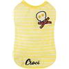 Croci T-Shirt per Cani, Maglietta per Cani con Fili Lurex all'Interno | Fantasia EGGS'N Bacon |Taglia: 25 CM