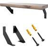 SPOROOT Reggimensola,staffe per mensole 15cm,Staffe per Mensole Pesanti Staffa per Mensola in da Muro 2 Pezzi