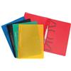 Leitz VON Leitz 46791099 - Confezione da 5 cartelle portadocumenti, formato A4, in plastica PP, per 100 fogli, copertina morbida, per scuola e casa, multicolore