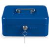 Amig - Scatola Portamoneta | Lega di Acciaio Resistente | Ideale per Sicurezza e Organizzazione | Compatibile con Amig Binari Cassetti Scorrevoli, Blu, 300 x 240 x 90 mm