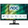 AOC E2 U32E2N LED display 80 cm (31.5") 3840 x 2160 Pixel 4K Ultra HD Nero