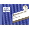 Avery Zweckform 304 blocchetto di ricevute con stampa di documenti (formato A6 orizzontale, 50 fogli) verde