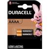 Duracell DU57 Batteria per uso domestico monouso AAAA Alcalino