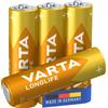 Varta Longlife, Batteria Alcalina, AA, Mignon LR6, 1.5V, Blister da 4. Made in Germany