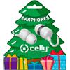Celly XMASEARTREEWH cuffia e auricolare Cablato In-ear Musica Chiamate Bianco