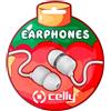 Celly XMASEARBALLWH cuffia e auricolare Cablato In-ear Musica Chiamate Bianco