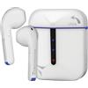 Prodotti Bulk Techmade TM-H21T-BLU cuffia e auricolare Cuffie Wireless In-ear MUSICA Bluetooth Blu, Bianco