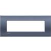 Bticino Placca Livinglight Air 7 Moduli, Blu