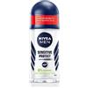 NIVEA MEN Deodorante roll-on Sensitive Protect (50 ml), antitraspirante per pelli sensibili, deodorante protegge dall'umidità delle ascelle per 48 ore senza irritare la pelle