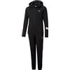PUMA Tuta Classica con Cappuccio FL Cl G Ginnastica, Black, 104 Bambine e Ragazze