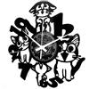 Instant Karma Clocks | Orologio da Parete Gatti | Design Creativo con Gatti Simpatici | Decorazione Unica per Amanti dei Felini e Regali Originali