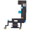 DHLK® Connettore Dock di Ricarica Compatibile con iPhone XR - Charging Port Cavo Flessibile, Nero (A1984, A2105, A2106, A2108)