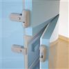 SAFELON 2 Pezzi serratura di sicurezza per frigorifero, serratura a prova di bambino, serratura per congelatore, serratura di sicurezza per bambini (Grigio)